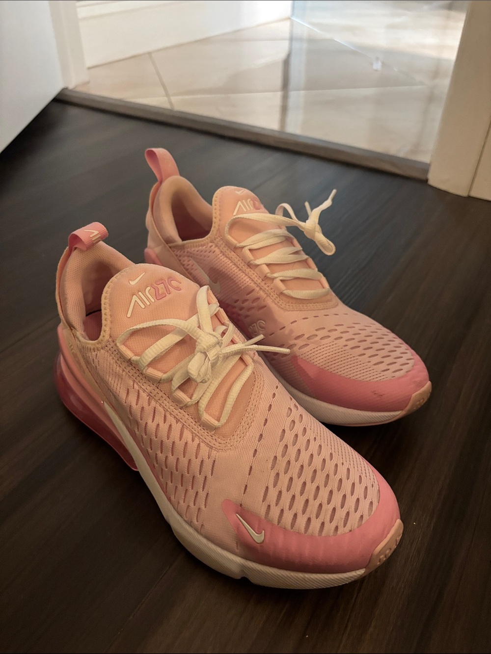 Nike Women's Air Max Pink Gradient Athletic Sneakers
